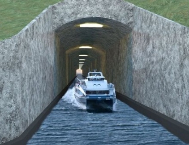 Норвегия построит первый в мире судоходный морской тоннель