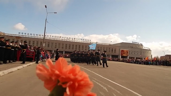 День Победы в Оленегорске